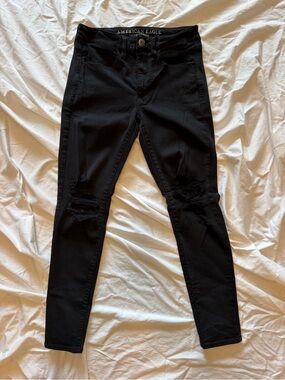 American Eagle Outfitters Black Stretch Skinny Jeans